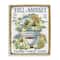 Stupell Industries Vintage Pumpkins & Hydgrangea Floater Framed Art